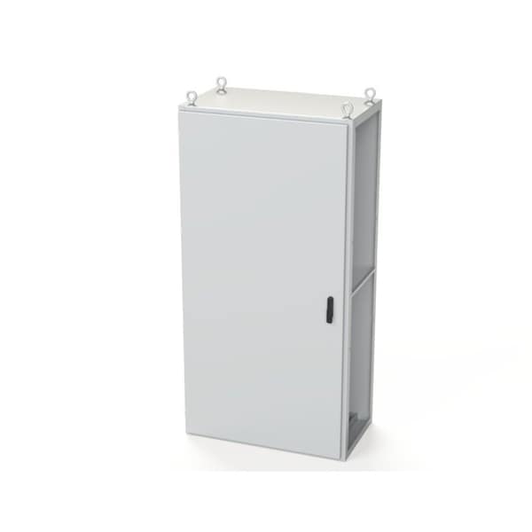 3 Point Latch with Padlock Swing Handle Electrical Enclosures, 78.74 in H, 22 in D, 39.37 in W